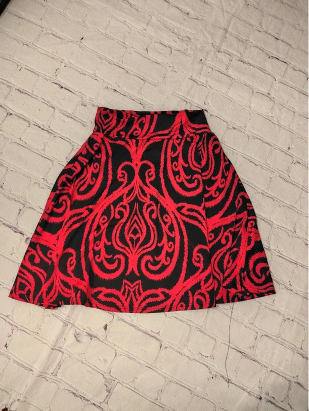 Lularoe Girls Black and Pink Skirt Size 6